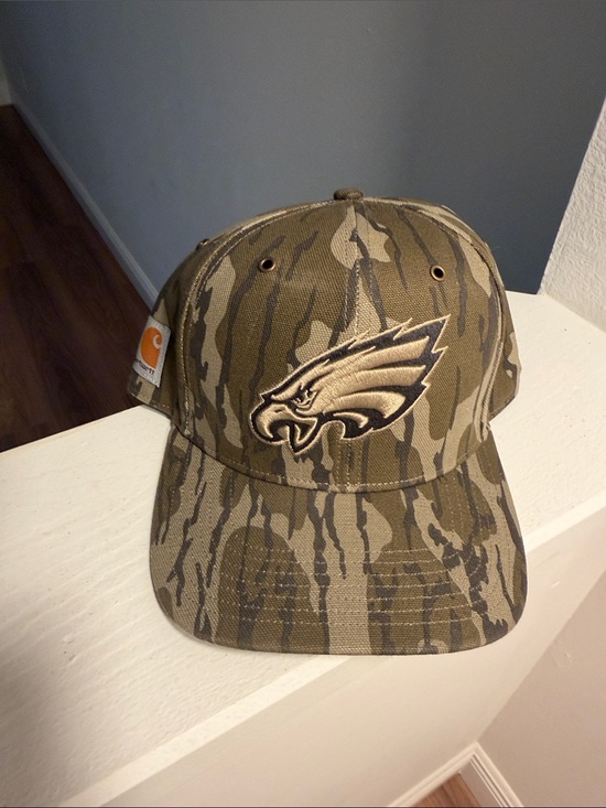 Carhartt Other - Carhartt Camo Philadelphia Eagles Hat with Embroidered Logo - Olive Green